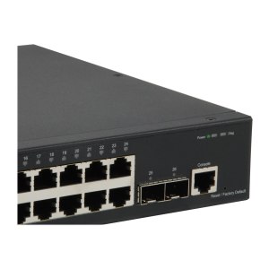 LevelOne GTL-2661 - Switch - 24 x 10/100/1000 + 2 x 10 Gigabit SFP+