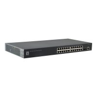 LevelOne GTL-2661 - Switch - 24 x 10/100/1000 + 2 x 10 Gigabit SFP+