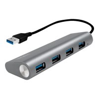 LogiLink USB 3.0 4-Port Hub - Hub - 4 x SuperSpeed USB 3.0