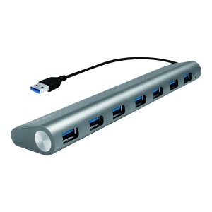 LogiLink USB 3.0 Hub 7-Port with Card Reader, Aluminum