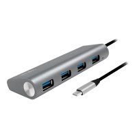 LogiLink USB-C 3.1 hub, 4 port - Hub - 4 x USB 3.1 Gen 1