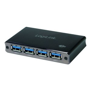 LogiLink UA0282 - USB 3.2 Gen 1 (3.1 Gen 1) Micro-B - USB 3.2 Gen 1 (3.1 Gen 1) Type-A - 5000 Mbit/s - Nero - Alluminio - Cina