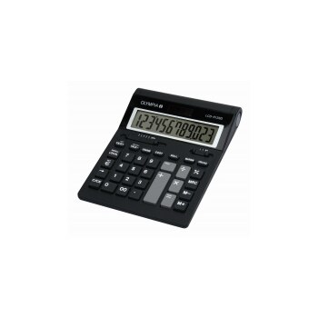 Olympia LCD 612 SD - Desktop - Einfacher Taschenrechner - 12 Ziffern - 1 Zeilen - Schwarz