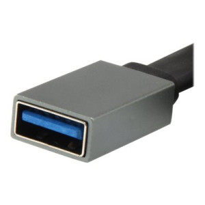 Conceptronic HUBBIES01G - USB 3.2 Gen 2 (3.1 Gen 2) Type-C - USB 2.0,USB 3.2 Gen 1 (3.1 Gen 1) Type-A - 5000 Mbit/s - Grigio - Cina - 40 mm