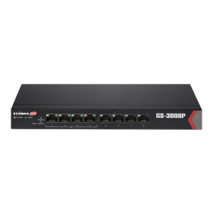 Edimax GS-3008P - Gestito - Gigabit Ethernet (10/100/1000) - Full duplex - Supporto Power over Ethernet (PoE)