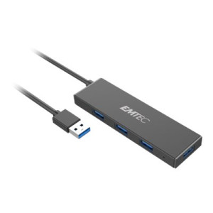 EMTEC Ultra Slim USB3.1 4-Port Hub T620A - Hub