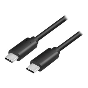 LogiLink CU0129 - 1 m - USB C - USB C - USB 3.2 Gen 2 (3.1 Gen 2) - 10000 Mbit/s - Nero