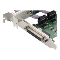 Conceptronic SPC01G - Adapter Parallel/Seriell - PCIe - RS-232 x 2 + parallel x 1