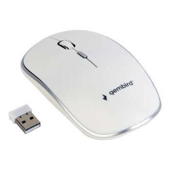 Gembird MUSW-4B-01-W - Mouse - optical