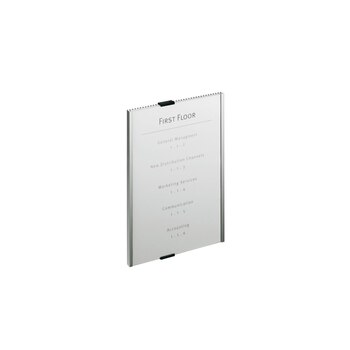 Durable Info Sign - Acrilico - Alluminio - Argento - 210 mm - 297 mm