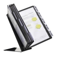 DURABLE VARIO TABLE - Displaytafelsystem - Desktop - 10 Fächer - für A4 - Schwarz