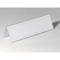 DURABLE - Schildhalterung - Desktop - für A4, 105 x 297 mm - doppelseitig - durchsichtig (Packung mit 25)