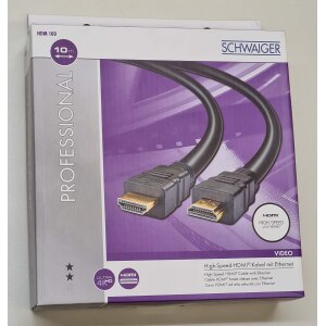 Schwaiger HDM100 HDMI Cable 10m Type A