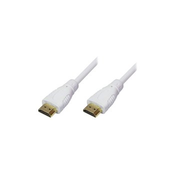 Techly High Speed HDMI Kabel mit Ethernet, weiß, 3m