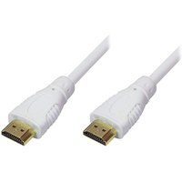 Techly High Speed HDMI Kabel mit Ethernet, weiß, 3m