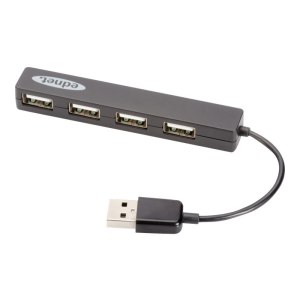 ednet. USB 2.0 Notebook HUB, 4-Port