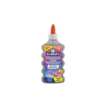 Elmers - Glitzer-Klebstoff - 177 ml - Silber - nicht permanent