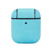 TERRATEC Air Box - Tasche für Kopfhöhrer - Polycarbonat - Fabric Blue - für Apple AirPods (1. Generation, 2. Generation)