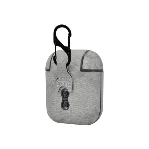 TERRATEC Air Box - Tasche für Kopfhöhrer - Polycarbonat - Fabric Gray - für Apple AirPods (1. Generation, 2. Generation)