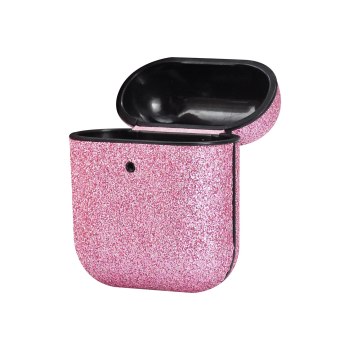 TERRATEC Air Box - Tasche für Kopfhöhrer - Polycarbonat - grellpink - für Apple AirPods (1. Generation, 2. Generation)