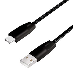 LogiLink CU0157 - 1 m - USB A - USB C - USB 2.0 - Nero