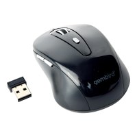 Gembird MUSW-6B-01 - Maus - optisch - 6 Tasten - kabellos - 2.4 GHz - kabelloser Empfänger (USB)