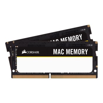 CORSAIR Mac Memory - DDR4 - kit - 32 GB: 2 x 16 GB - SO DIMM 260-PIN - 2666 MHz / PC4-21300 - CL18 - 1.2 V - ungepuffert - non-ECC