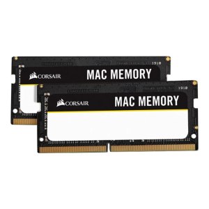 CORSAIR Mac Memory - DDR4 - kit - 32 GB: 2 x 16 GB - SO DIMM 260-PIN - 2666 MHz / PC4-21300 - CL18 - 1.2 V - ungepuffert - non-ECC