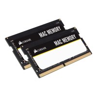 CORSAIR Mac Memory - DDR4 - kit - 32 GB: 2 x 16 GB - SO DIMM 260-PIN - 2666 MHz / PC4-21300 - CL18 - 1.2 V - ungepuffert - non-ECC