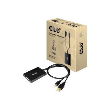 Club 3D cac-1130 - 0,6 m - MiniDP/USB-A - DVI-D - Maschio - Femmina - Oro