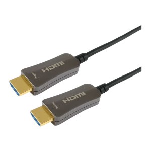 Equip Life - Highspeed - HDMI-Kabel mit Ethernet - HDMI männlich zu HDMI männlich - 50 m - 4K Unterstützung, Active Optical Cable (AOC)