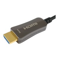 Equip Life - Highspeed - HDMI-Kabel mit Ethernet - HDMI männlich zu HDMI männlich - 50 m - 4K Unterstützung, Active Optical Cable (AOC)