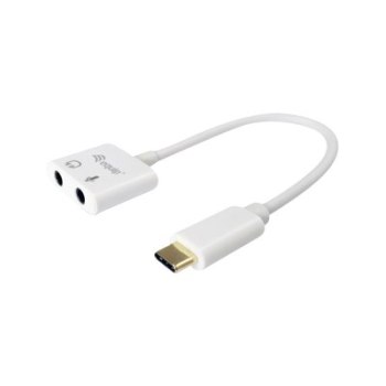 Equip Adapter USB-C auf Klinkenstecker - 24 pin USB-C männlich zu mini-phone stereo 3.5 mm weiblich