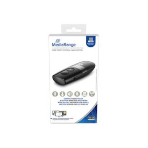 MEDIARANGE MROS222 - Presentatore - Laser - 4 tasti - Nero