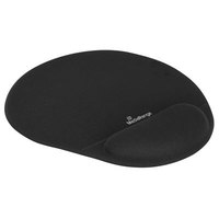 MEDIARANGE MROS250 - Black - Monotone - Fabric - Wrist rest - Non-slip base