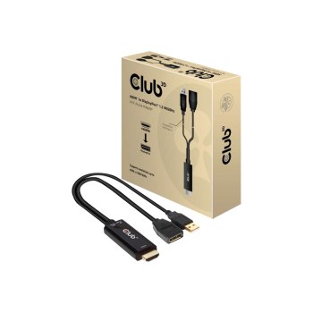 Club 3D Adapter - DisplayPort female to HDMI, USB (power only) male