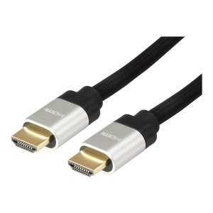 Equip 119382 - 3 m - HDMI tipo A (Standard) - HDMI tipo A (Standard) - 48 Gbit/s - Audio Return Channel (ARC) - Nero - Argento