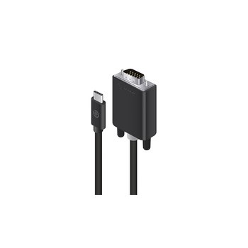 Alogic ELUCVG-02RBLK - 2 m - USB Typ-C - VGA (D-Sub) - Männlich - Männlich - Gerade