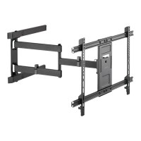 LogiLink - Klammer - full-motion - für LCD-TV / gekrümmter LCD-TV - Kunststoff, Stahl, Acrylnitril-Butadien-Styrol (ABS) - Schwarz - Bildschirmgröße: 94-203 cm (37"-80") - Wandmontage