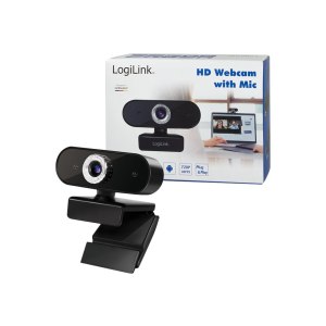 LogiLink HD USB Webcam with Microphone - Webcam