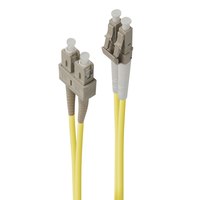 Alogic 2m LC-SC Single Mode Duplex LSZH Fibre Cable 09/125 OS2 - 2 m - LSZH - OS2 - LC - SC - Yellow