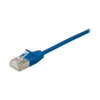 Equip Patchkabel Cat6A F/FTP 2xRJ45 0.50m blau Slim - Cavo - Rete