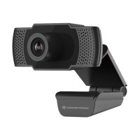 Conceptronic AMDIS01B - Webcam - Farbe - 2 MP - 1920 x 1080 - 1080p - Audio - USB 2.0 - MJPEG, H.264, YUV - Gleichstrom 5 V