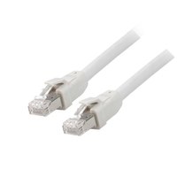 Equip Patchkabel Cat8.1 S/FTP 2xRJ45 2.00m grau LSZH - Cavo - Rete