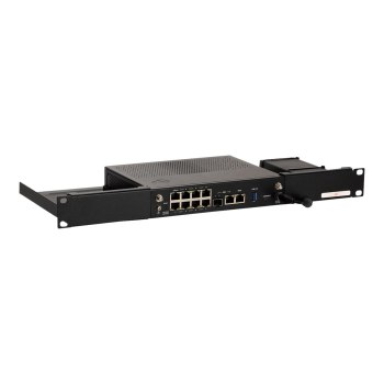 Rackmount.IT RM-CP-T6 - Netzwerk-Einrichtung - Rack montierbar - RAL 9005 - 1U - 48.3 cm (19")