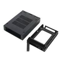 Icy Dock 1x2.5" SATA/SAS in 1x3.5" bay mobile rack screwless - Alloggiamento - 2,5"