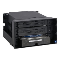 Icy Dock MB830SP-B - Enclosure HDD - 3.5" - SAS - SATA - 6 Gbit/s - Hot-swap - Nero