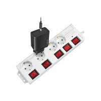 LogiLink Power strip - AC 250 V