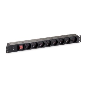 Equip 333285 - 1U - Orizzontale - Plastica - Nero - 8...