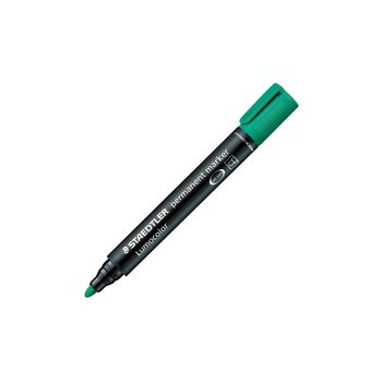 STAEDTLER Lumocolor - Green - Bullet tip - Black - Green - 2 mm - Germany - 1 pc(s)